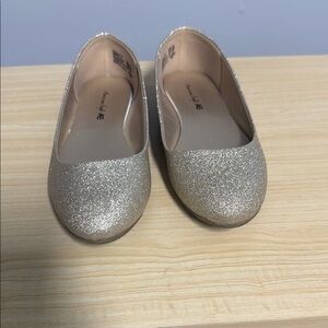Sparkly Gold Flats